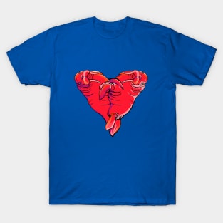 Odobenus Rosmarus Heartus T-Shirt